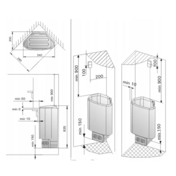 Piec elektryczny Harvia Delta D36