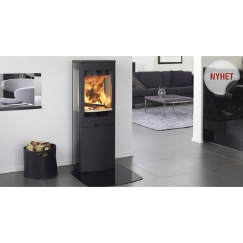Piec kominkowy Nordpeis Duo 4 + zestaw thermotte - szafka zamykana