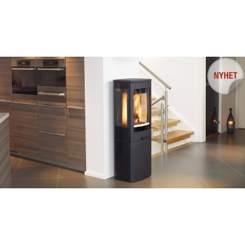 Piec kominkowy Nordpeis Duo 4 + zestaw thermotte - szafka zamykana