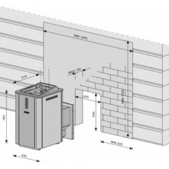 Piec na drewno Harvia  20 Duo