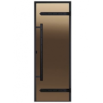 Drzwi do sauny zaprojektowane w konwencji Legend