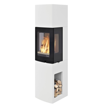 Kominek akumulacyjny Nordpeis LISBOA Shapestone jasna z wkładem N-18U