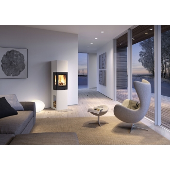 Kominek akumulacyjny Nordpeis LISBOA Shapestone jasna z wkładem N-18U