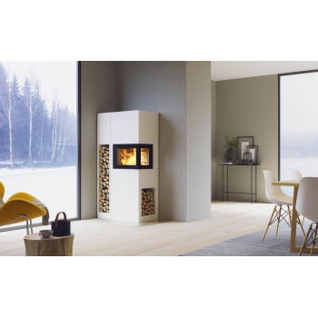 Kominek akumulacyjny Nordpeis Pisa z wkładem N-21 lewy lub prawy