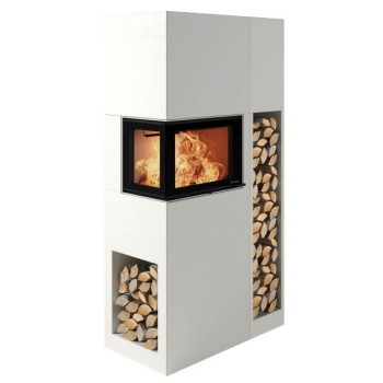 Kominek akumulacyjny Nordpeis Pisa z wkładem N-21 lewy lub prawy