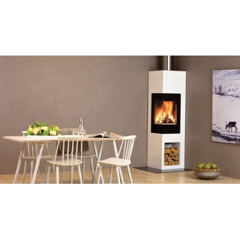 Kominek akumulacyjny Nordpeis Odense Shapestone z wkładem S-31A