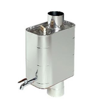 Pojemnik na wodę na rurze dymowej