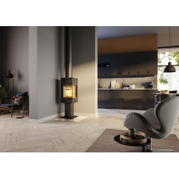 Piec kominkowy Nordpeis Quadro 1 - jedna noga - baza