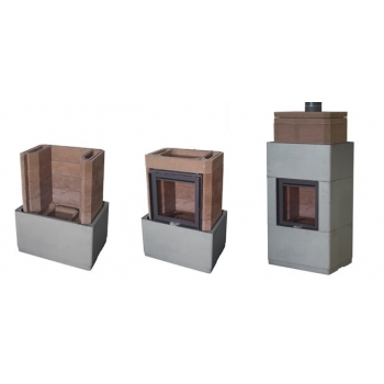 Kominek megaakumulacyjny Nordpeis Salzburg C Basic lewy lub prawy