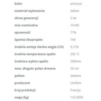 UNIFLAM 700 Selenic ECO Dopr Powie