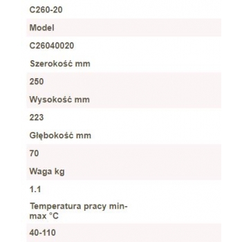 Sterownik Harvia C260-20