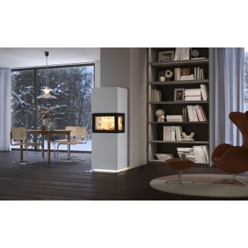 Kominek akumulacyjny Nordpeis Cannes z wkładem N-21U