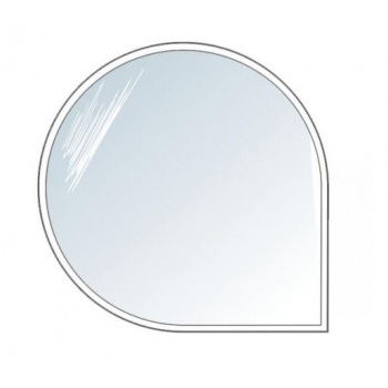 Podstawa szklana pod piec wolnostojący półokrągła narożna - szyba - szkło 1100x1100