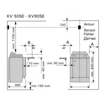 Piec elektryczny Harvia Topclass Combi KV80SE